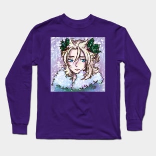 Snow Prince Albedo - Genshin Impact - Anime Fan Art Long Sleeve T-Shirt